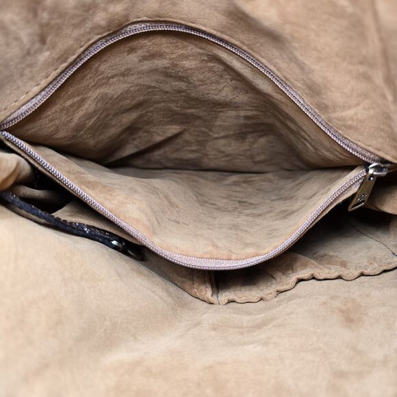 Patricia Nash Luzille Convertible Backpack Crossbody Tote Leather & Suede Floral - Picture 12 of 15